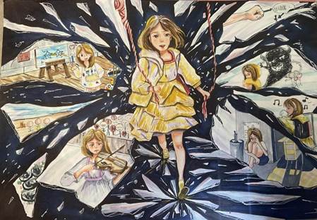 古天乐代言太阳集团网址—绘画作品—肖婧